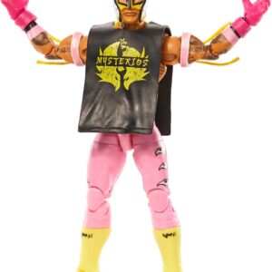 Mattel WWE Rey Mysterio Top Picks Elite Collection Action Figure, Articulation & Life-Like Detail, Interchangeable Accessories, 6-in