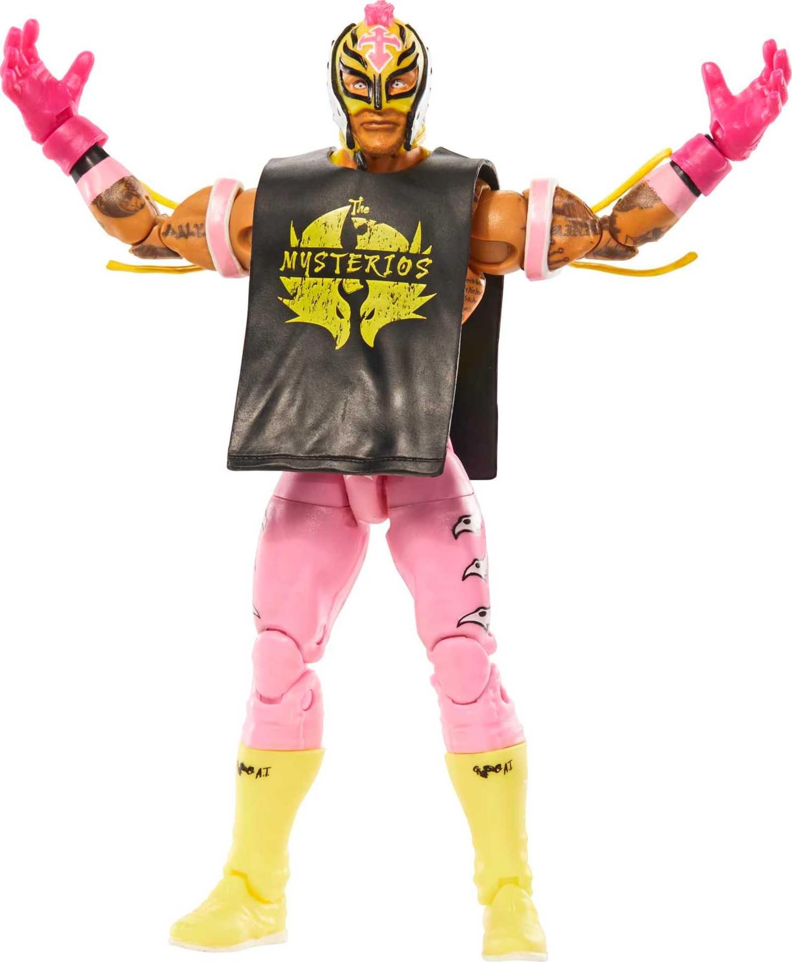 Mattel WWE Rey Mysterio Top Picks Elite Collection Action Figure, Articulation & Life-Like Detail, Interchangeable Accessories, 6-in