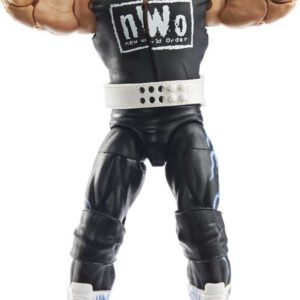 Mattel WWE "Hollywood" Hulk Hogan WrestleMania Elite Collection Action Figure with Accessory & "Mean" Gene Okerlund Build-A-Figure Parts, 6-inch