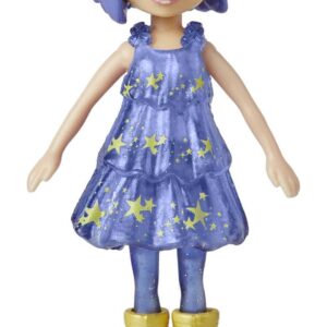 Polly Pocket Travel Toy with 3-inch Doll and 18 Accessories, Puppy and Star-Themed Fashion Pack Playset