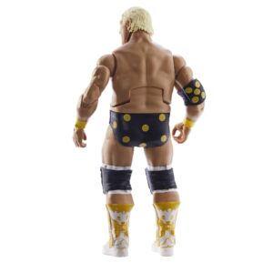 Mattel WWE Dusty Rhodes WrestleMania Elite Collection Action Figure with Accessory & "Mean" Gene Okerlund Build-A-Figure Parts, 6-inch