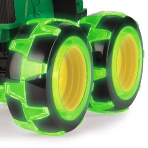 John Deere Tractor - Monster Treads Lightning Wheels - Motion Activated Light Up Monster Truck Toy - John Deere Toys - Frustration Free Packaging - Kids Outdoor Toys Ages 3 Years and Up