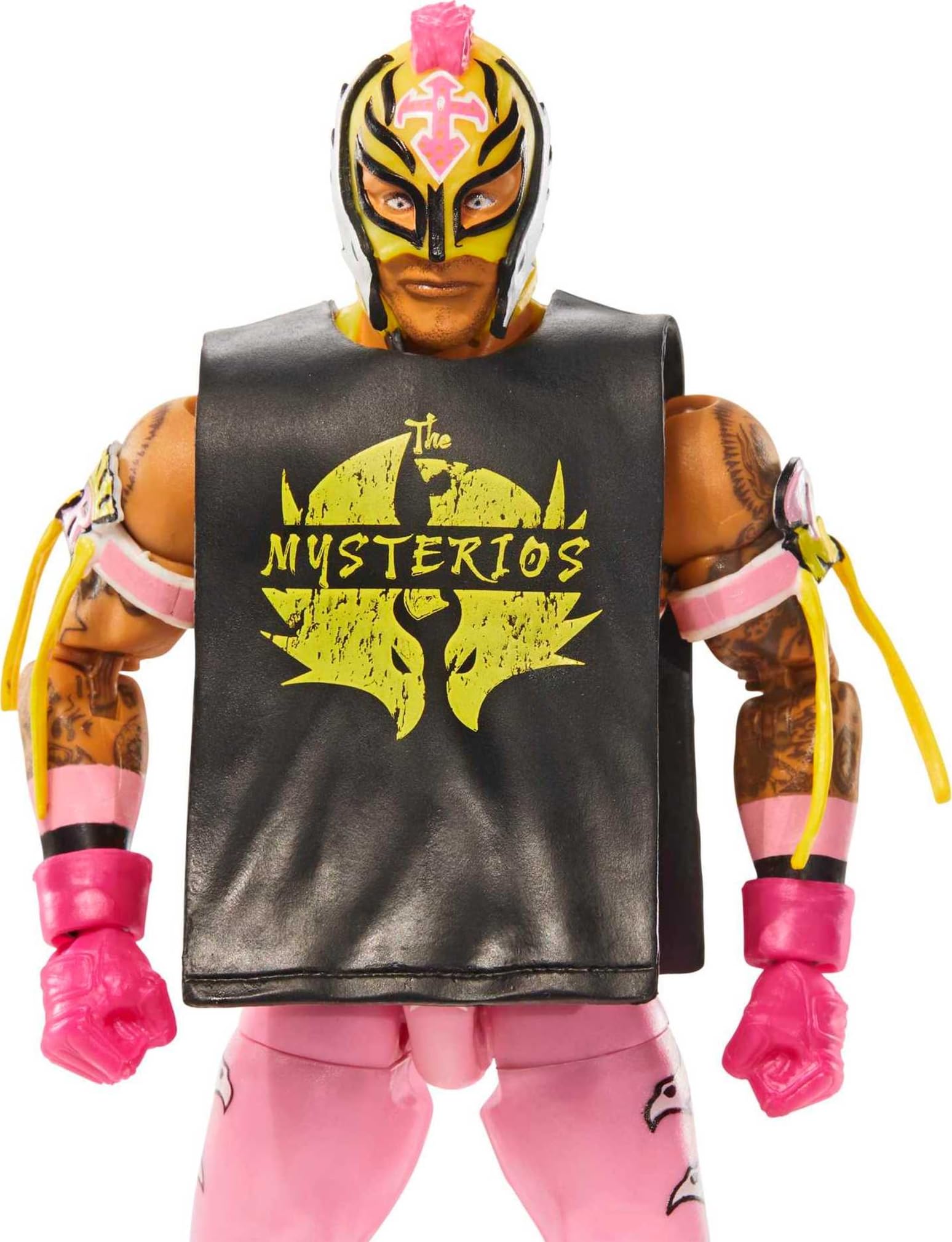 Mattel WWE Rey Mysterio Top Picks Elite Collection Action Figure, Articulation & Life-Like Detail, Interchangeable Accessories, 6-in