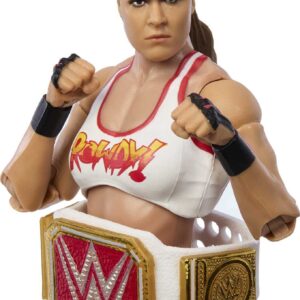 Mattel WWE Ronda Rousey Top Picks Elite Collection Action Figure, Articulation & Life-Like Detail, Interchangeable Accessories, 6-inch