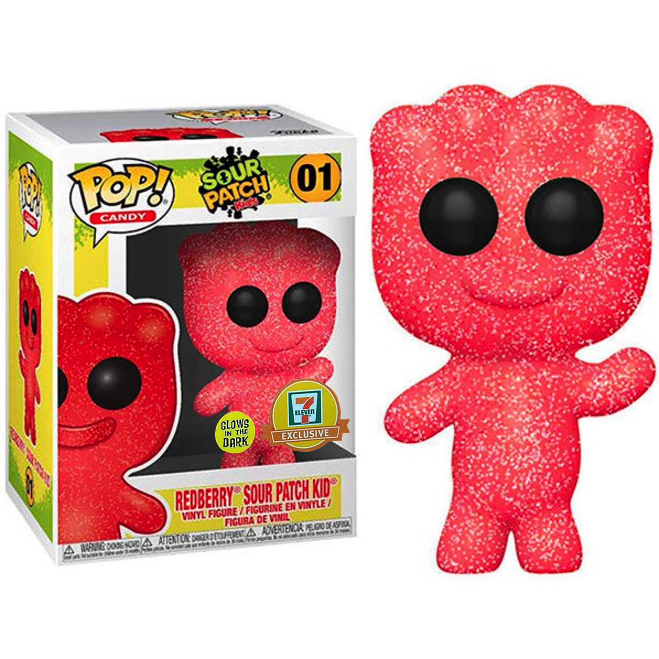 Funko Pop Sour Patch Redberry Exclusive 7 Eleven 2022 GITD