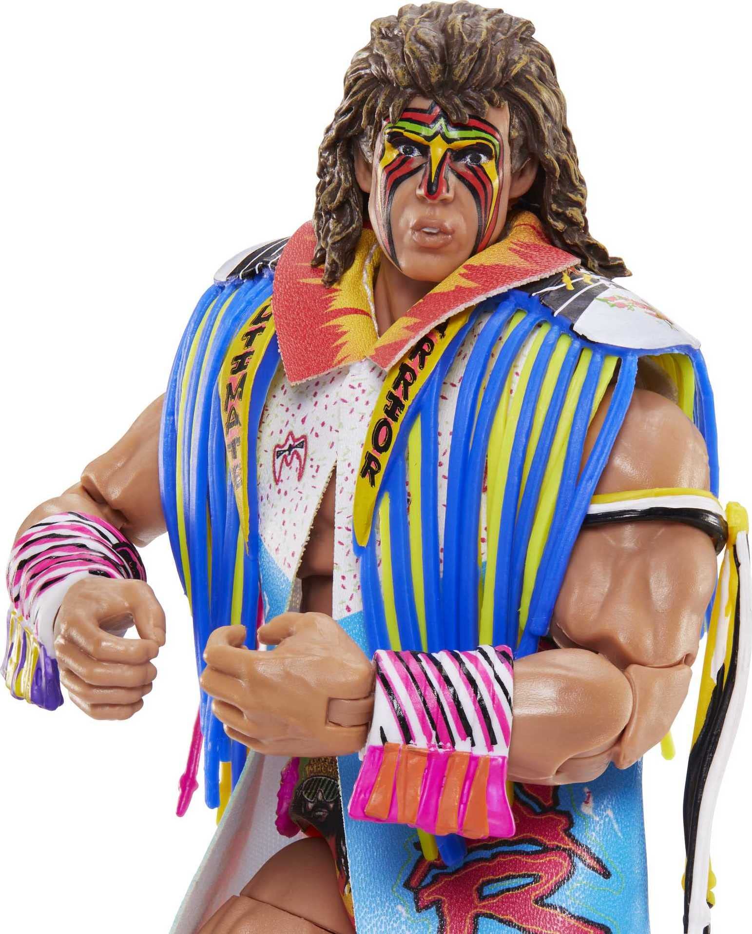 Mattel WWE Warrior Ultimate Edition Action Figure with Interchangeable Accessories, Articulation & Life-Like Detail, 6-inch