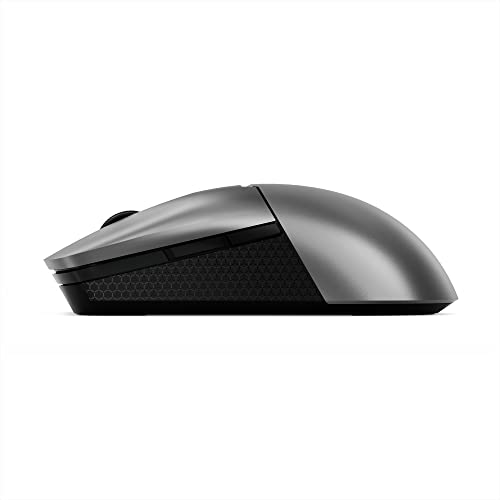 Lenovo Legion M600s RGB Wireless Gaming Mouse – 19,000 DPI, 6 Programmable Buttons, 70 Hours Battery Life, Tri-Mode Connectivity (2.4 GHz, Bluetooth, Wired), (Iron Grey)