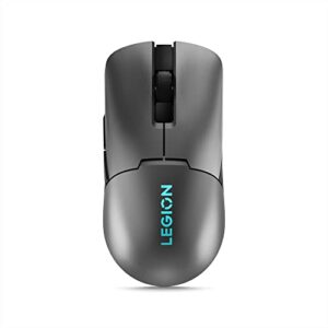 Lenovo Legion M600s RGB Wireless Gaming Mouse – 19,000 DPI, 6 Programmable Buttons, 70 Hours Battery Life, Tri-Mode Connectivity (2.4 GHz, Bluetooth, Wired), (Iron Grey)