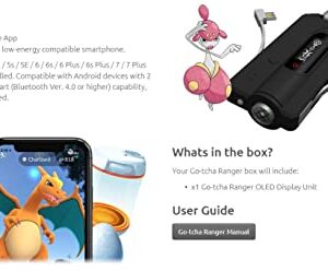 Gotcha Go-Tcha Ranger LED Touch Screen for Pocket Monster Go Plus Accessory for iPhone/Android - Pink