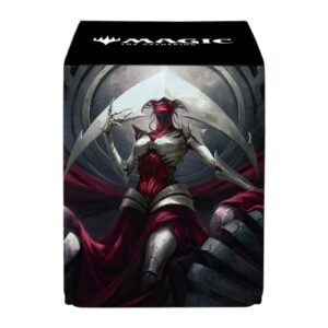 Ultra Pro - Magic: The Gathering Phyrexia All Will Be One - Alcove Flip Card Deck Box (Elesh Norn) Protect & Store Collectible Trading Cards, Gaming Cards, Magnetic Closure for Ultimate Protection