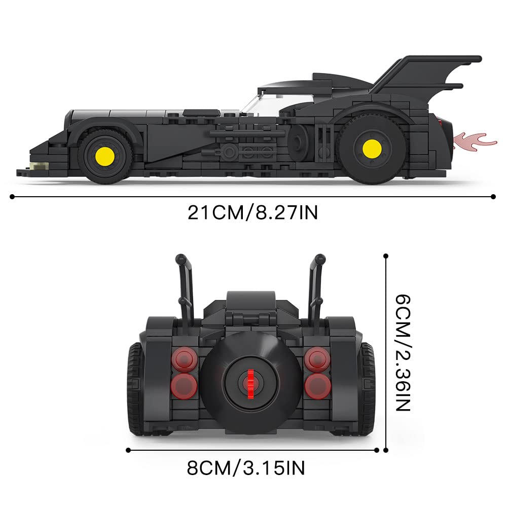 Mould King Bat Sports Car Creative Car Model Building Set, STEM Project Building Blocks Construction Toy, Educational Toy Collectible Model Cars Building Kit for 8 9 10 11 12 Years Kids