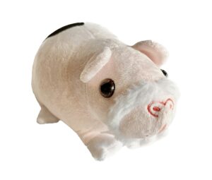 sunny sapling 8 inch hairless guinea pig stuffed animal with small mesh laundry bag (noodle the skinny pig)