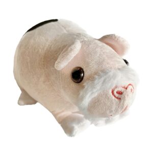 Sunny Sapling 8 Inch Hairless Guinea Pig Stuffed Animal with Small Mesh Laundry Bag (Noodle The Skinny Pig)