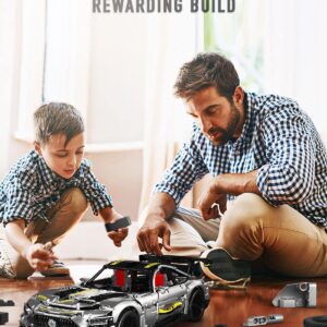 Mould King AMG GTR Sports Racing Car Building Sets Toy, 13126 Building Blocks Technic Car Technology Sports Car Model, 1:8 Adult Collectible Car Building Kits for Fans Adult Teens(2872 Pieces)