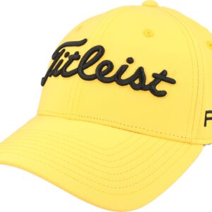 Titleist Tour Performance 2022 Hat (Gold/Black, Adjustable) Golf Cap