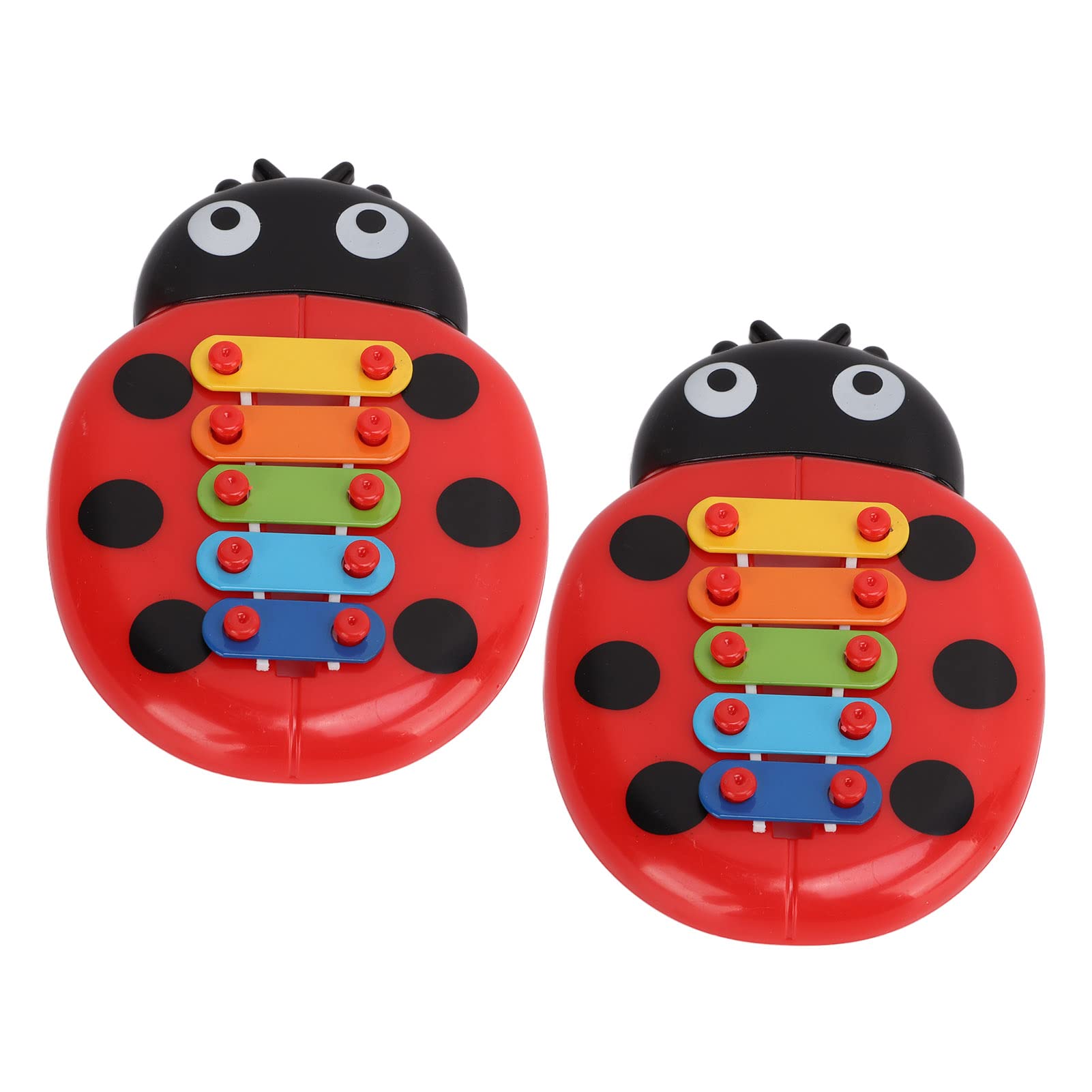 2Pcs Kids Xylophone,Colourful Seven Star Shape Xylophones Toys for Toddler Child