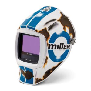 Miller Digital Infinity Welding Helmet (Relic) - Auto Darkening Welding Helmets for Men & Women - Digital Welding Hood with 13.4 Sq.in. Viewing Screen, 4 Arc Sensors & 4 Operating Modes (21.4 oz.)