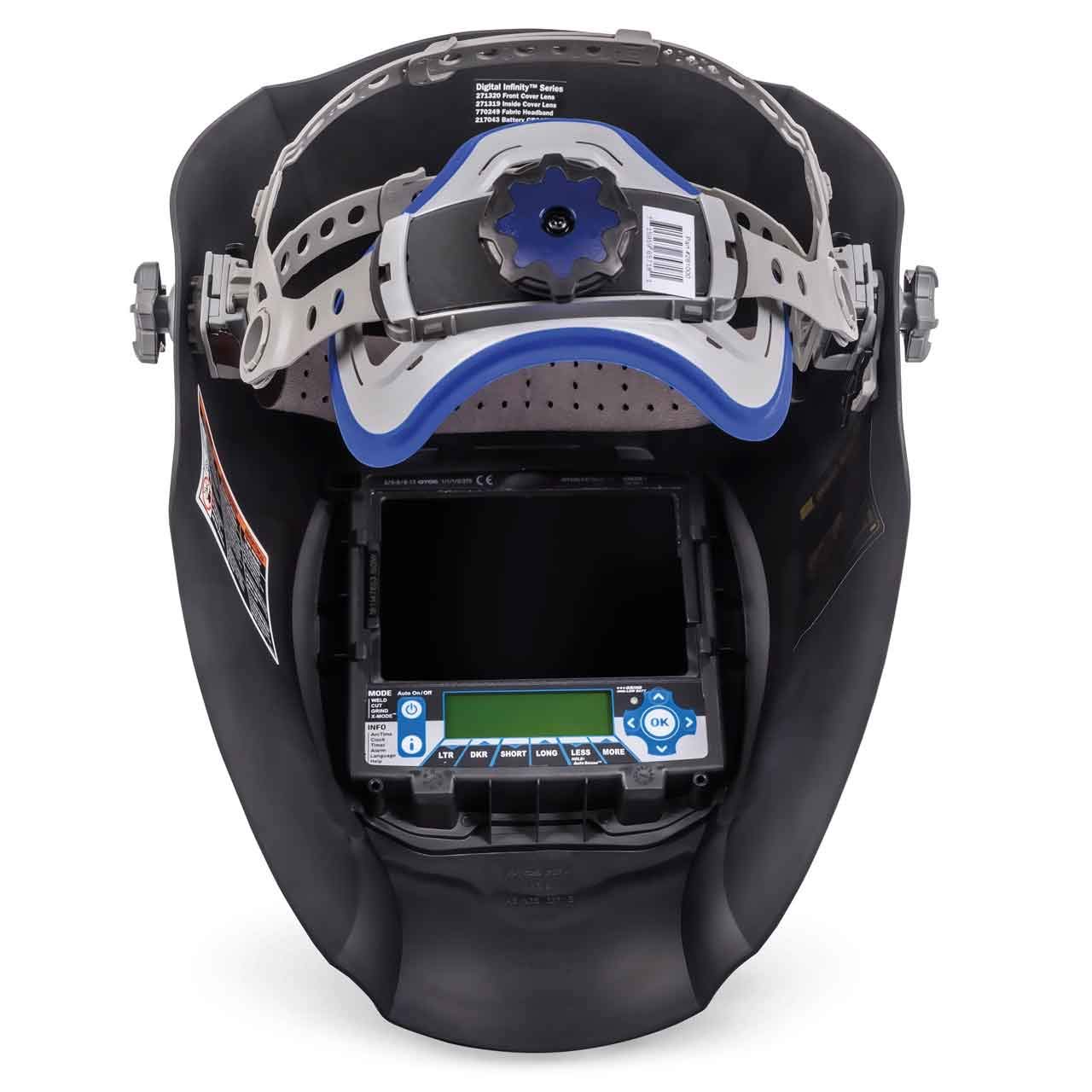 Miller Digital Infinity Welding Helmet (Relic) - Auto Darkening Welding Helmets for Men & Women - Digital Welding Hood with 13.4 Sq.in. Viewing Screen, 4 Arc Sensors & 4 Operating Modes (21.4 oz.)