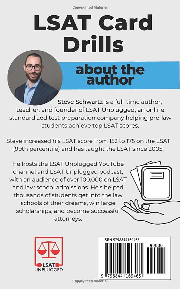 LSAT Card Drills: By veteran LSAT instructor Steve Schwartz