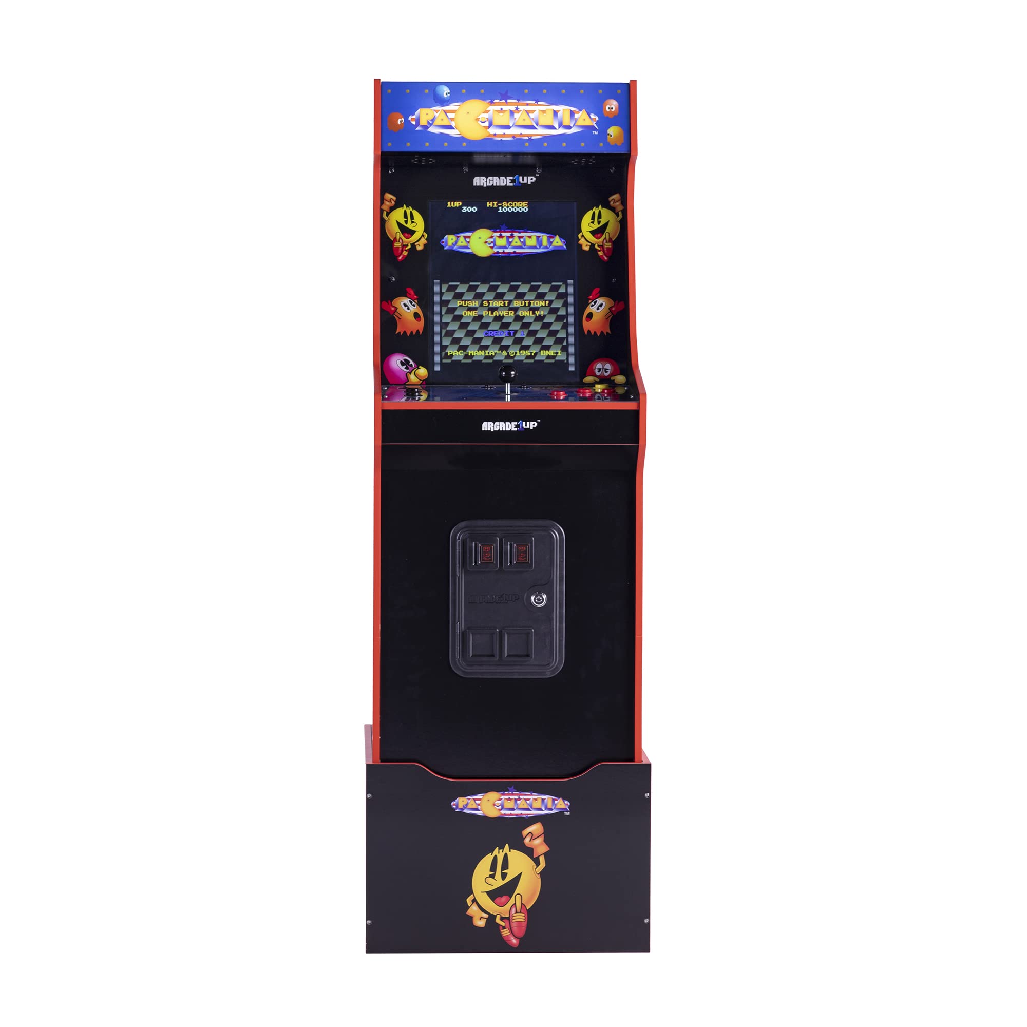 ARCADE1UP Pacmania Bandai Legacy Edition with Riser & Light-up Marquee Arcade Cabinet