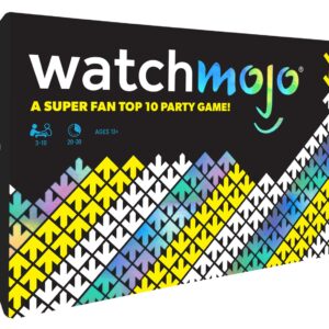 WatchMojo: A Super Fan Top 10 Party Game, 400 Cards Included, Game Board, Dry Erase Scoreboard and Marker, for 3 to 10 Players, 20 to 30 Minute Play Time, for Ages 13 and up