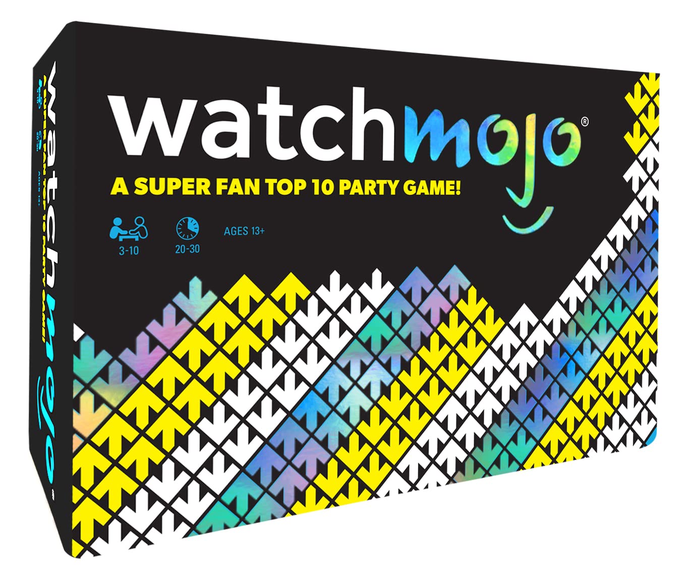 WatchMojo: A Super Fan Top 10 Party Game, 400 Cards Included, Game Board, Dry Erase Scoreboard and Marker, for 3 to 10 Players, 20 to 30 Minute Play Time, for Ages 13 and up