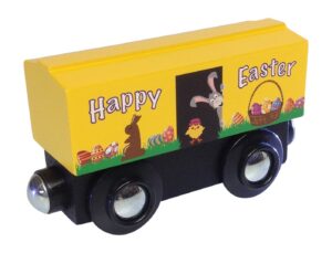 choo choo track & toy co. easter boxcar wooden train