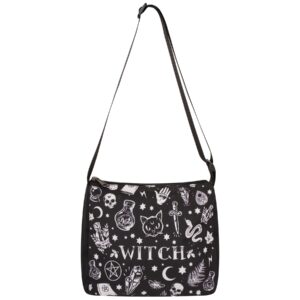 Ro Rox Small Handbag Makeup Purse, Black, small