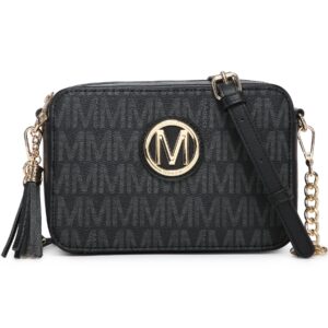 mkp stylish lightweight fashion crossbody bag for women chic signature shoulder messenger bag with tassel zipper pocket