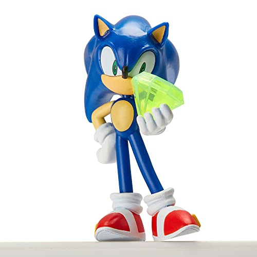 Sonic The Hedgehog Action Figure Toy – Sonic The Hedgehog Figure with Tails, Knuckles, Amy Rose, and Shadow Figure. 4 inch Action Figures - Sonic The Hedgehog Toys