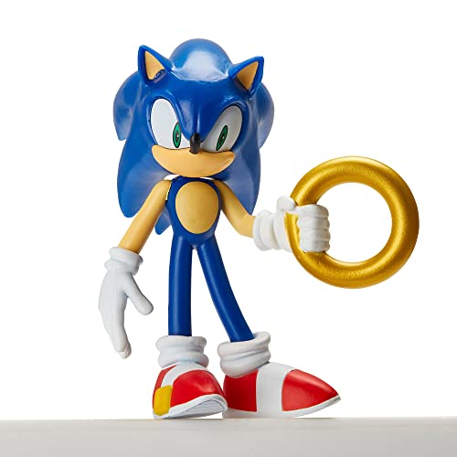 Sonic The Hedgehog Action Figure Toy – Sonic The Hedgehog Figure with Tails, Knuckles, Amy Rose, and Shadow Figure. 4 inch Action Figures - Sonic The Hedgehog Toys