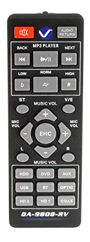 VocoPro Home Karaoke System (DA-9808-RV) Black