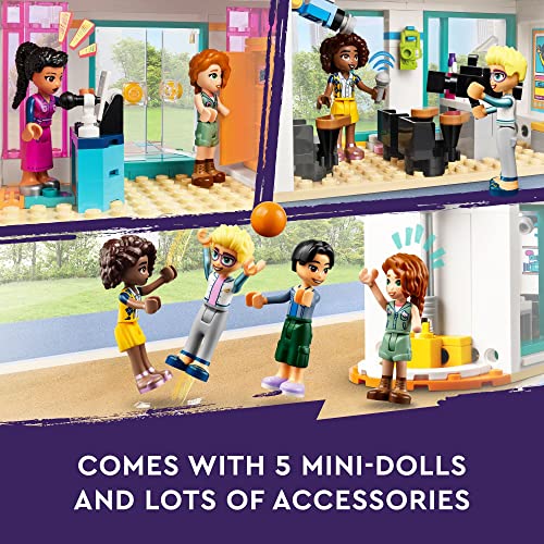 LEGO Friends Heartlake International School 41731, Building Toy with 5 Mini-Dolls and Accessories, Pretend Play School Classroom Building Kit, Gift for Christmas for Girls, Boys and Kids Ages 8 and Up