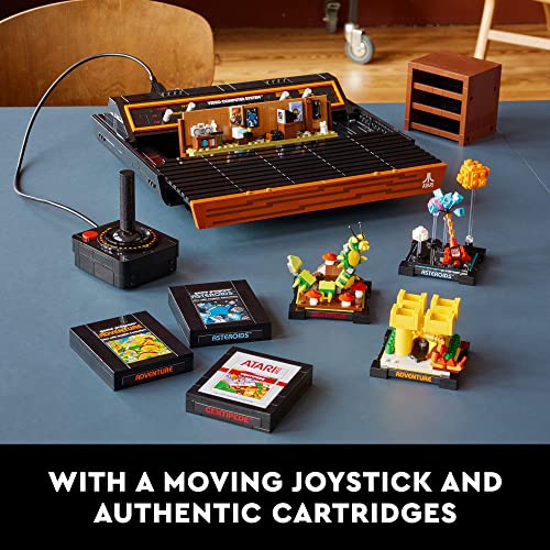 LEGO Icons Atari 2600 Building Set 10306 - Retro Video Game Console and Gaming Cartridge Replicas, Featuring Minifigure and Joystick, Nostalgic 80s Gift for Gamers and Adults