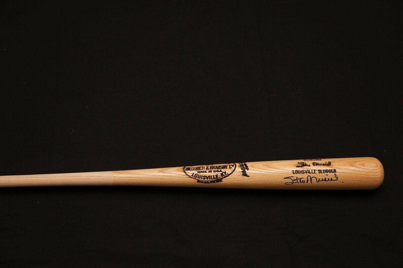 Stan Musial Signed Louisville Slugger H&b Game Model Bat Psa Dna G16651 (d) Hof - Autographed MLB Bats