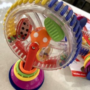 Toyvian Circus Development Ferris Wheel Baby Ferris Wheel Wind up Ferris Wheel Tray Suction: Suction Early Learning Suction