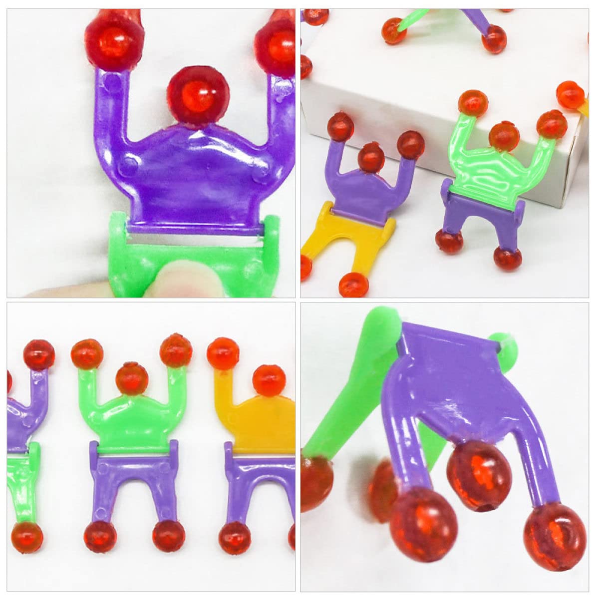 6pcs Wall Walker Climbing Man Toy Window Crawler Toy Toy Toy Sticky Rolling