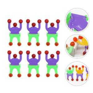 6pcs Wall Walker Climbing Man Toy Window Crawler Toy Toy Toy Sticky Rolling