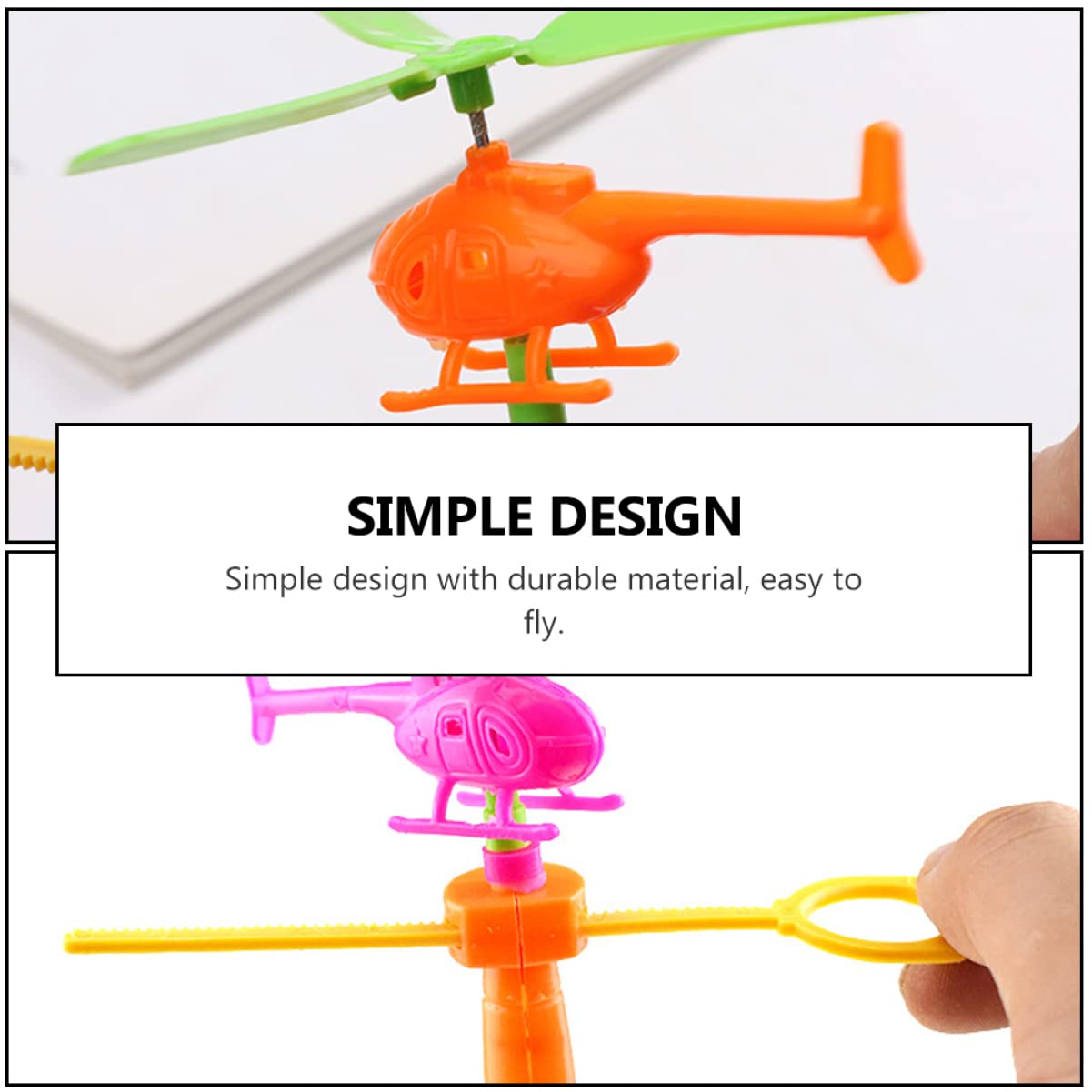 48 Pcs Tooth Helicopter Children Toys Flying Toys Children Playthings Children Plane Playthings Planes Toys Flying Helicopter Toys Kids Toys Funny Fly Toys Funny Toys Plane Toys