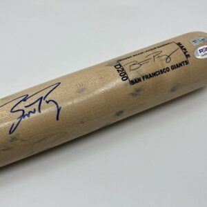 Buster Posey SF Giants Signed Autograph Used Louisville Slugger Bat PSA DNA - Autographed MLB Bats