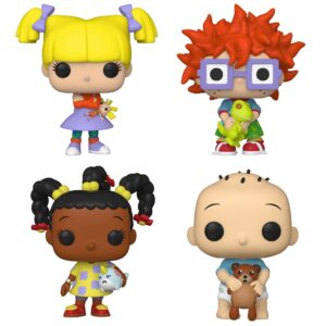 funko pop! tv nickelodeon: rugrats collectors set - 4 figure set: angelica, chuckie, susie, & tommy (possible chase variant)