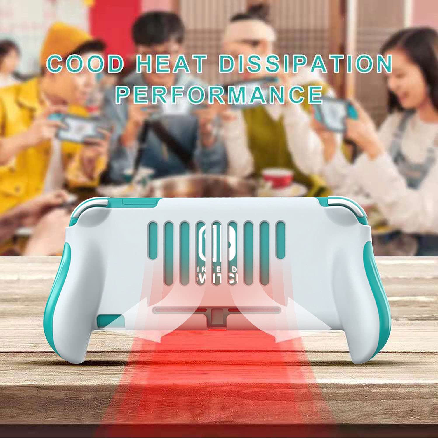 VOVIGGOL Nintendo Switch Lite Case, Grip Designed for Handheld Protective Gaming Cover, Ergonomic Comfortable Accessorie