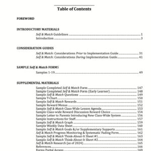 The Self & Match System: Systematic Use of Self-Monitoring as a Behavioral Intervention (With Digital Forms) 7th Edition