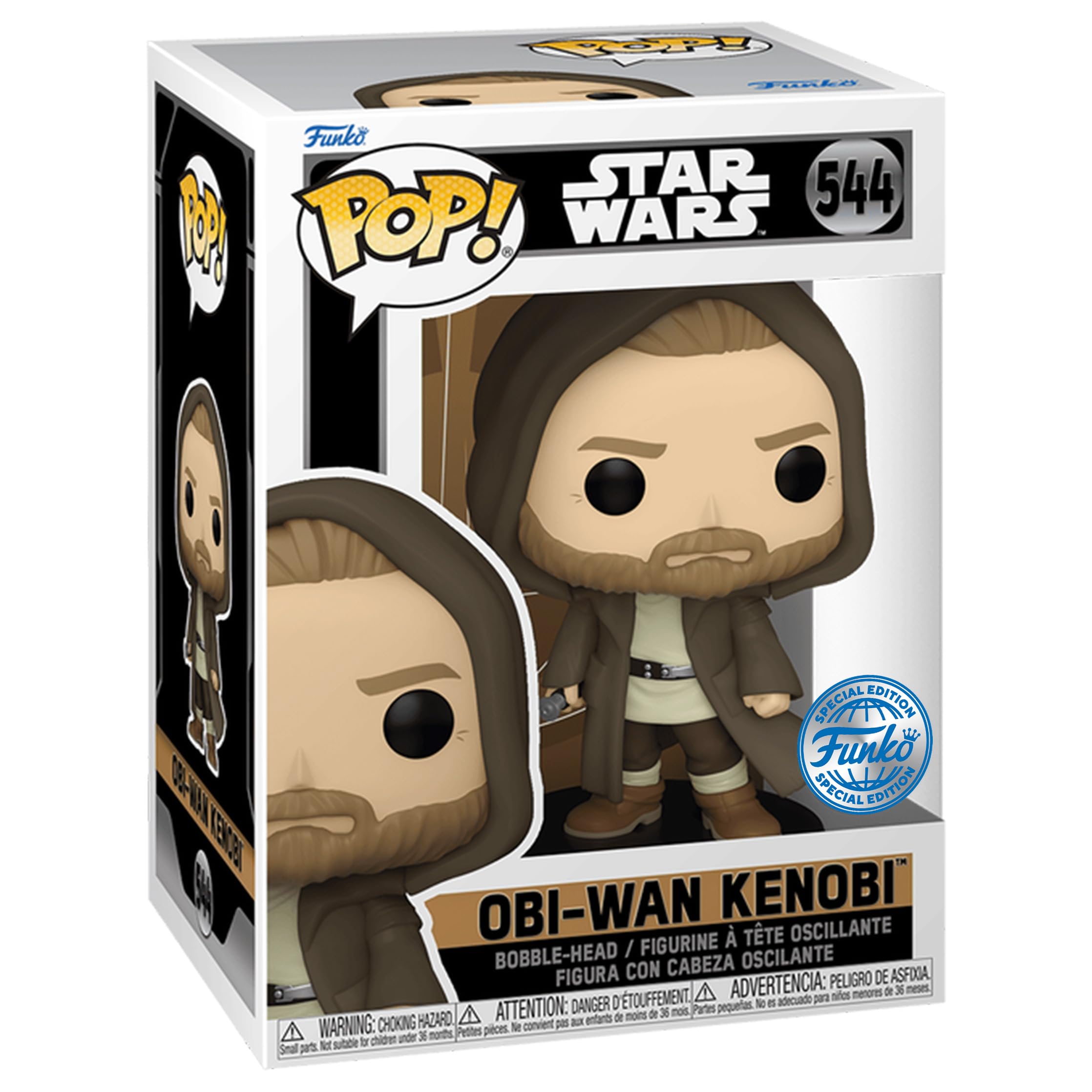 Funko Pop! OBI-Wan Kenobi in Jedi Robe - Star Wars Special Edtion Multicolor Exclusive #544