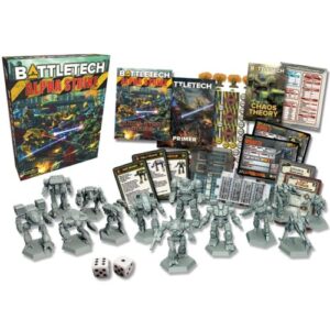 Catalyst Game Labs BattleTech Alpha Strike Box Set – Sci-Fi Mech Miniatures Wargaming - Fast Play Starter Set for Strategy Game Enthusiasts, Brown