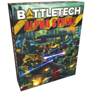 catalyst game labs battletech alpha strike box set – sci-fi mech miniatures wargaming - fast play starter set for strategy game enthusiasts, brown