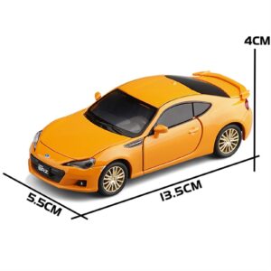 LUTPOL Die Casting 3 Colors 1/32 Scale for Subaru BRZ Alloy Sports Car Model Metal Diecast Toy Vehicle Car Model with Light Collection Children Gift Unzip Toy ( Color : White )