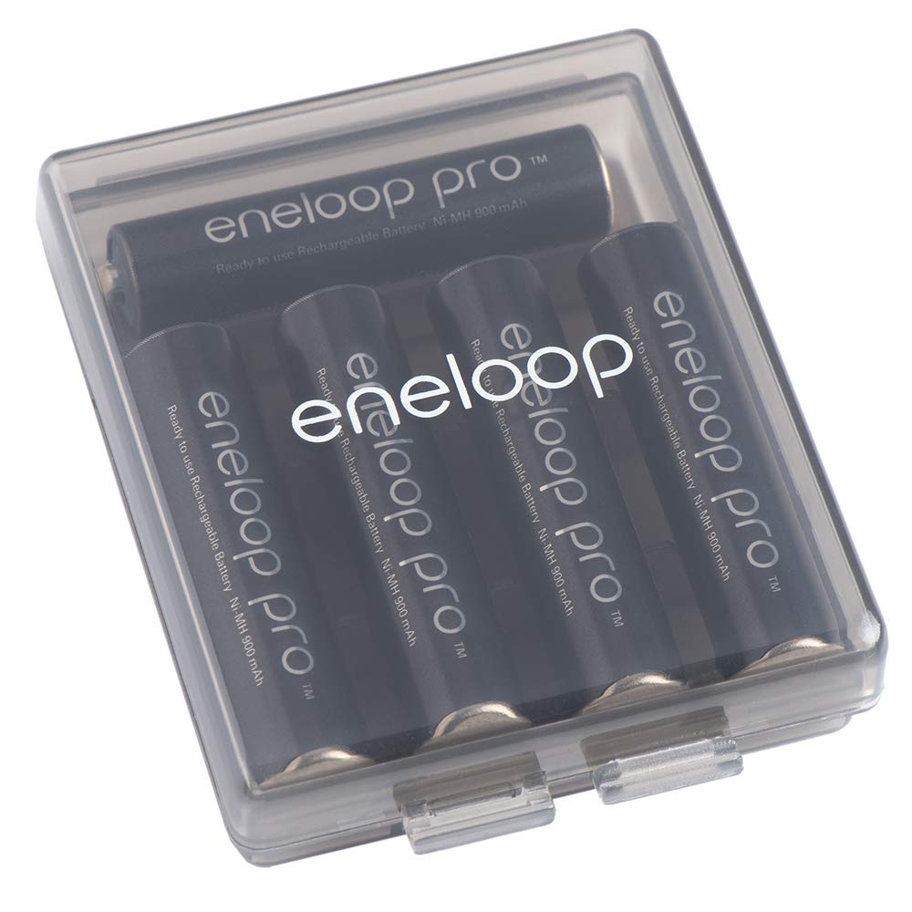 Panasonic eneloop pro AAA High Capacity Batteries (8-pack) and Battery Storage Cases (6-pack)