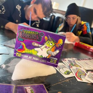 Frankenstein Monsters Drawing Game for Creative Family Fun! 150 Art Prompts Cards to Doodle Monster Mashup Artwork! Gift for Artists Kids, Teens to Boost Imagination Play & Creativity!