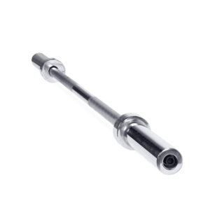 cap barbell 5-foot solid olympic bar, chrome (2-inch) (obis-60)